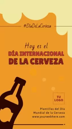 Edita un flyer de Cerveza