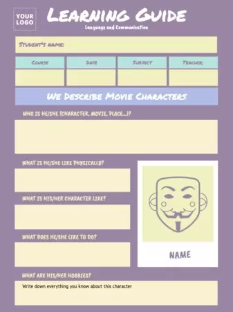 Edit a Character template