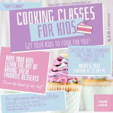Edit a Baking Class poster