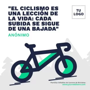 Edita un banner de Carrera de Bici