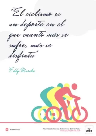 Edita un banner de Carrera de Bici