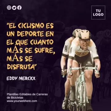 Edita un banner de Carrera de Bici