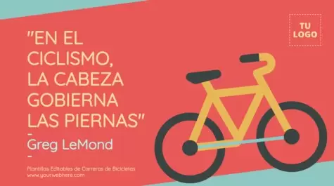 Edita un banner de Carrera de Bici