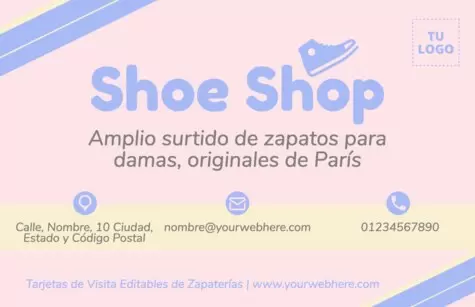 Edita un flyer de Zapatos