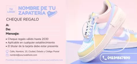 Edita un flyer de Zapatos