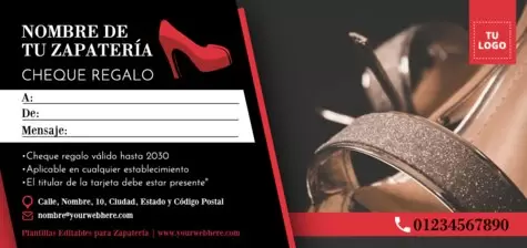 Edita un flyer de Zapatos