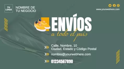 Edita un flyer de Zapatos