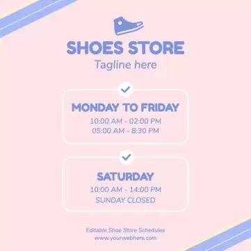 Edit a Shoe Store poster