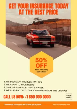 Edit a Bike Rental flyer