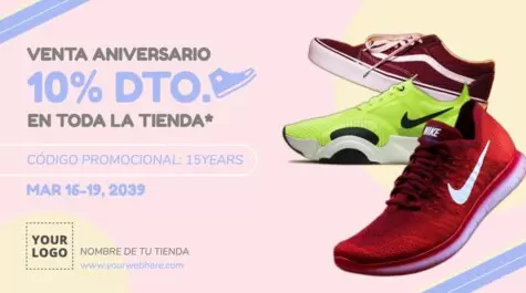 Edita un flyer de Zapatos