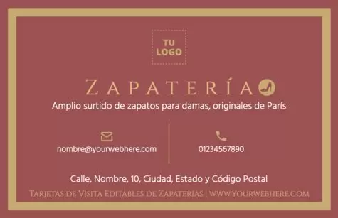 Edita un flyer de Zapatos