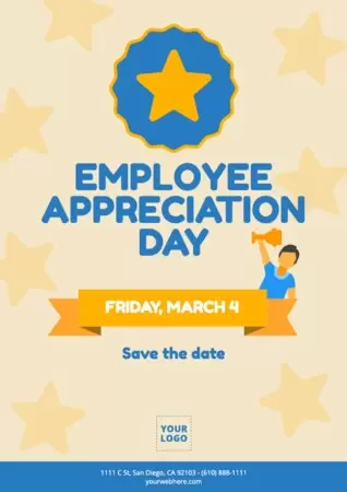 Edita um projeto de Dia de Apreciação do Empregado