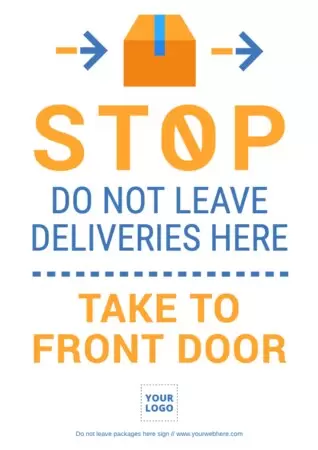 Edit a poster for Deliveries