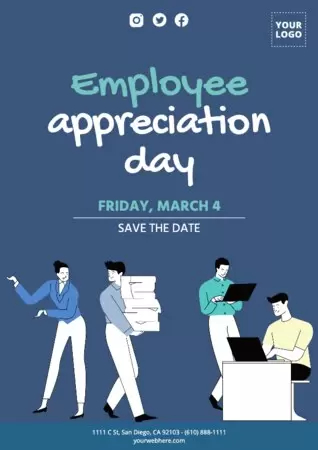 Edita um projeto de Dia de Apreciação do Empregado