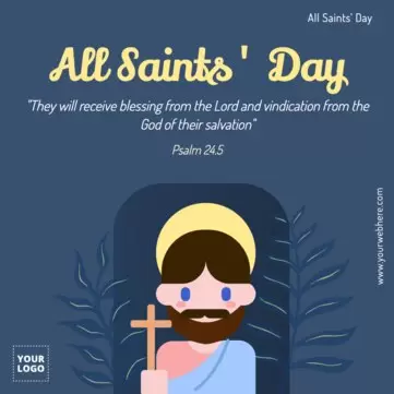 Edit an All Saints' Day template