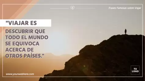 Edita un flyer de Turismo