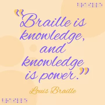 Edit a Braille Day poster