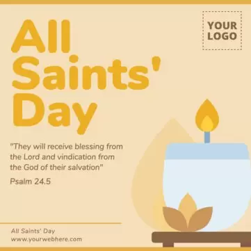 Edit an All Saints' Day template