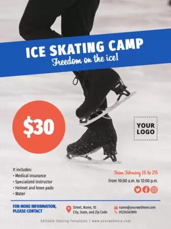 Edit a Skating poster