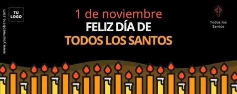 Edita un cartel de Todos los Santos