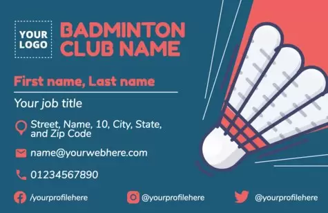 Edit a Badminton flyer