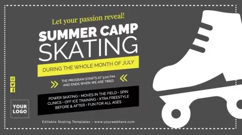 Edit a Skating poster