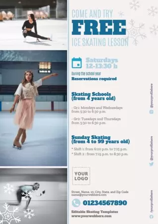 Edit a Skating poster