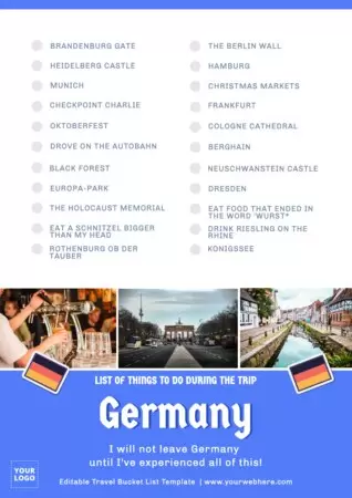 Edit a Travel List