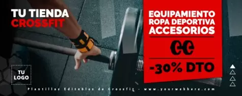 Edita un cartel de CrossFit