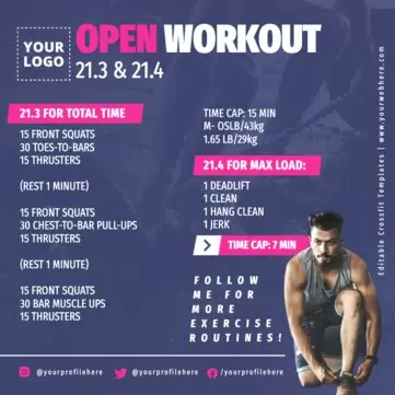 Edit a CrossFit poster