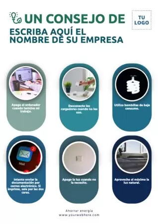 Edita una Infografía de Burbujas