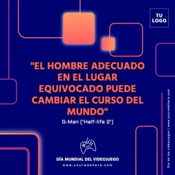 Edita un flyer del Día del Videojuego