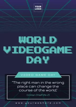 Edit a design for National Gaming Day