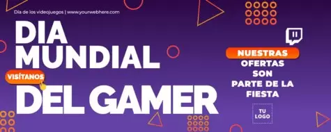 Edita un flyer del Día del Videojuego