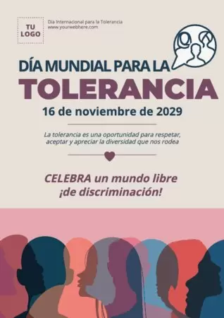 Edita un cartel de Tolerancia