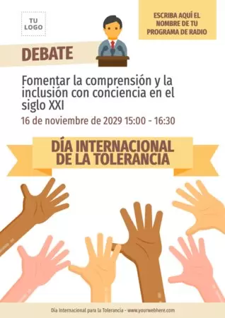 Edita un cartel de Tolerancia