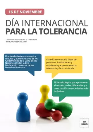 Edita un cartel de Tolerancia