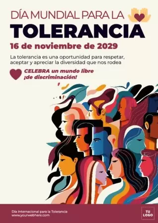 Edita un cartel de Tolerancia