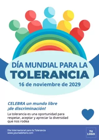 Edita un cartel de Tolerancia