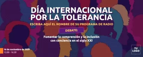Edita un cartel de Tolerancia