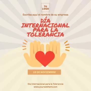 Edita un cartel de Tolerancia