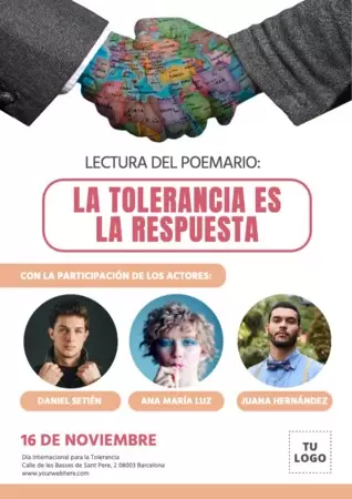 Edita un cartel de Tolerancia