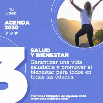 Edita un cartel de Agenda 2030