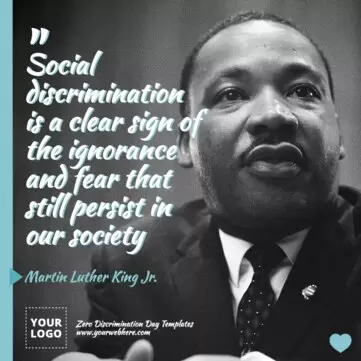 Edit a Zero Discrimination Day banner