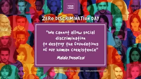 Edit a Zero Discrimination Day banner