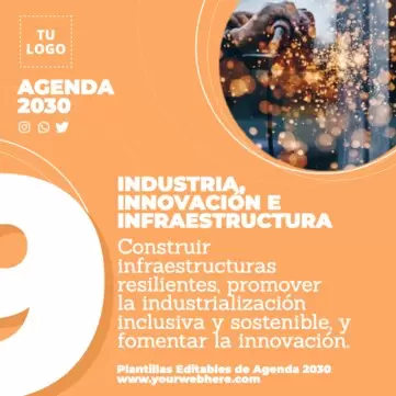 Edita un cartel de Agenda 2030