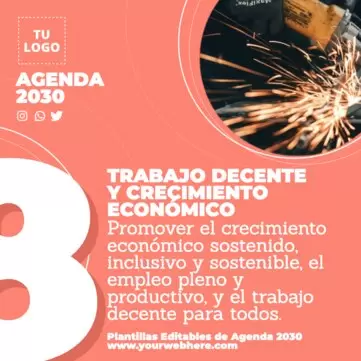 Edita un cartel de Agenda 2030