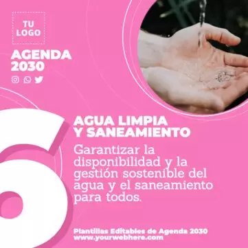 Edita un cartel de Agenda 2030