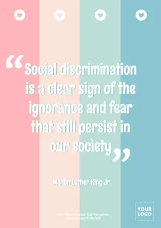 Edit a Zero Discrimination Day banner