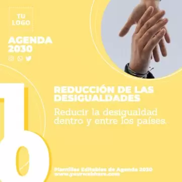 Edita un cartel de Agenda 2030